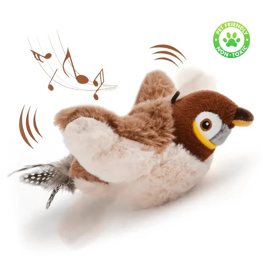 MeowMeadows™ Interactive Flying Bird Toy